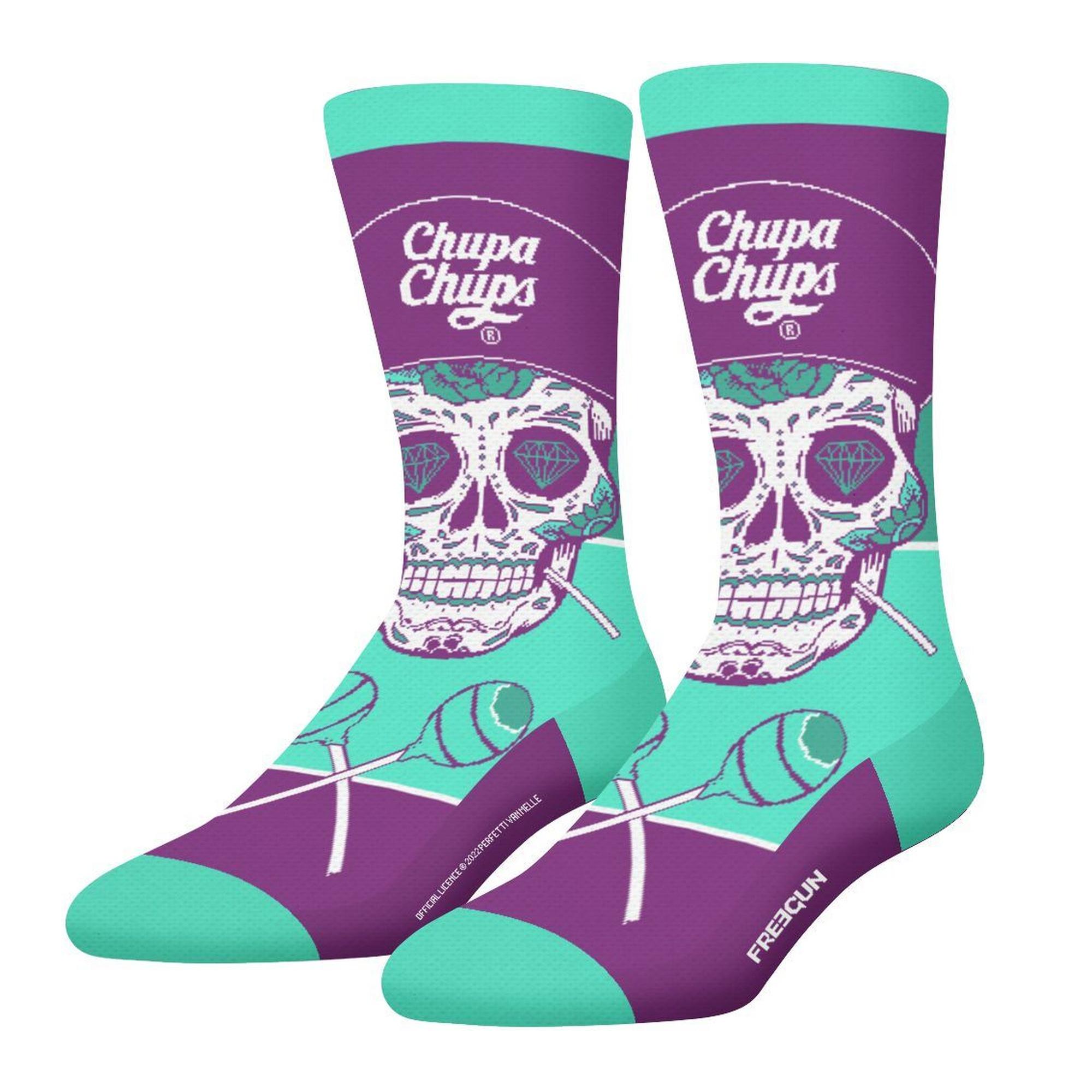 set de 2 calcetines algodón freegun colección chupa-chups para mujer