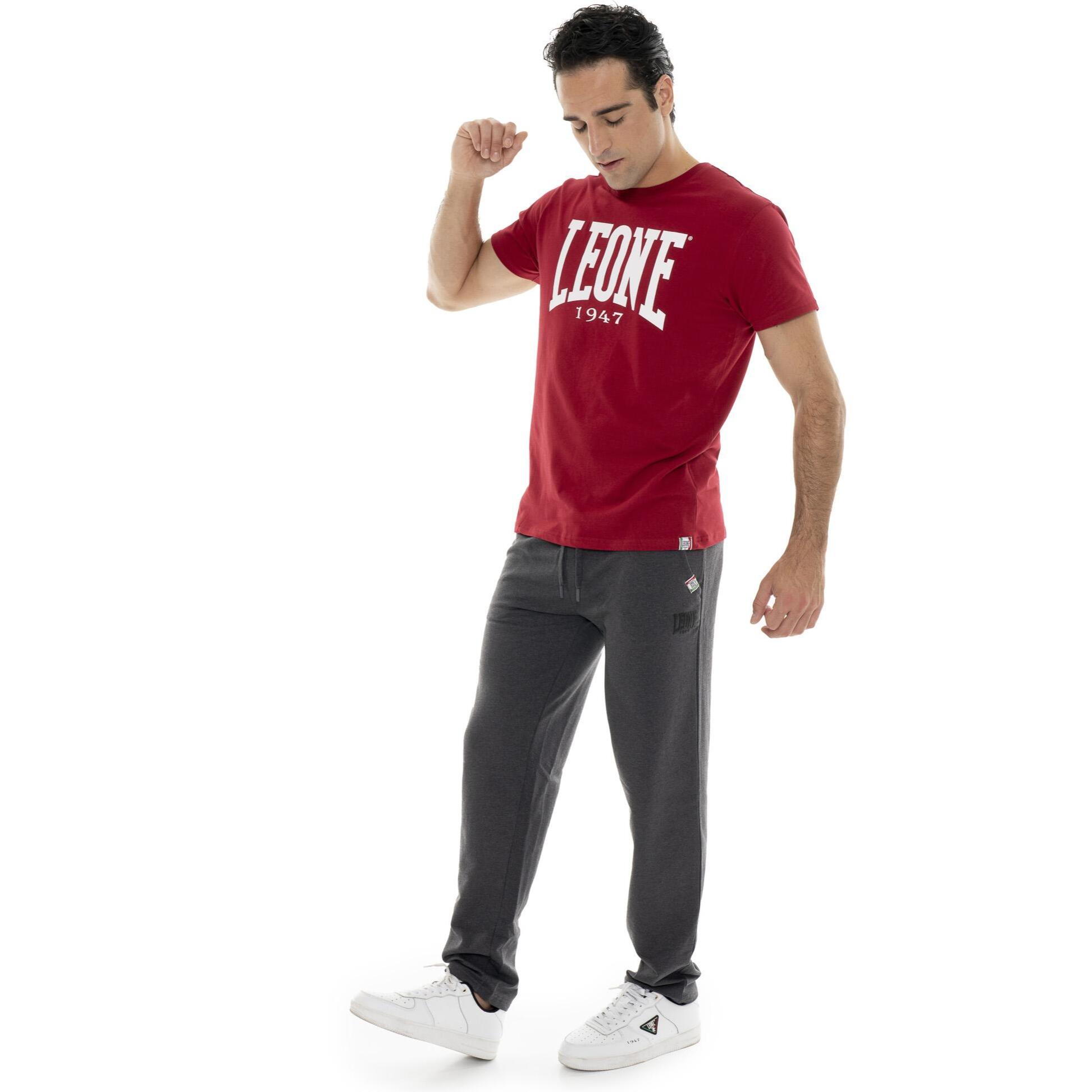 Pantalone sportivo invernale da uomo senza polsino con logo piccolo "Basic"