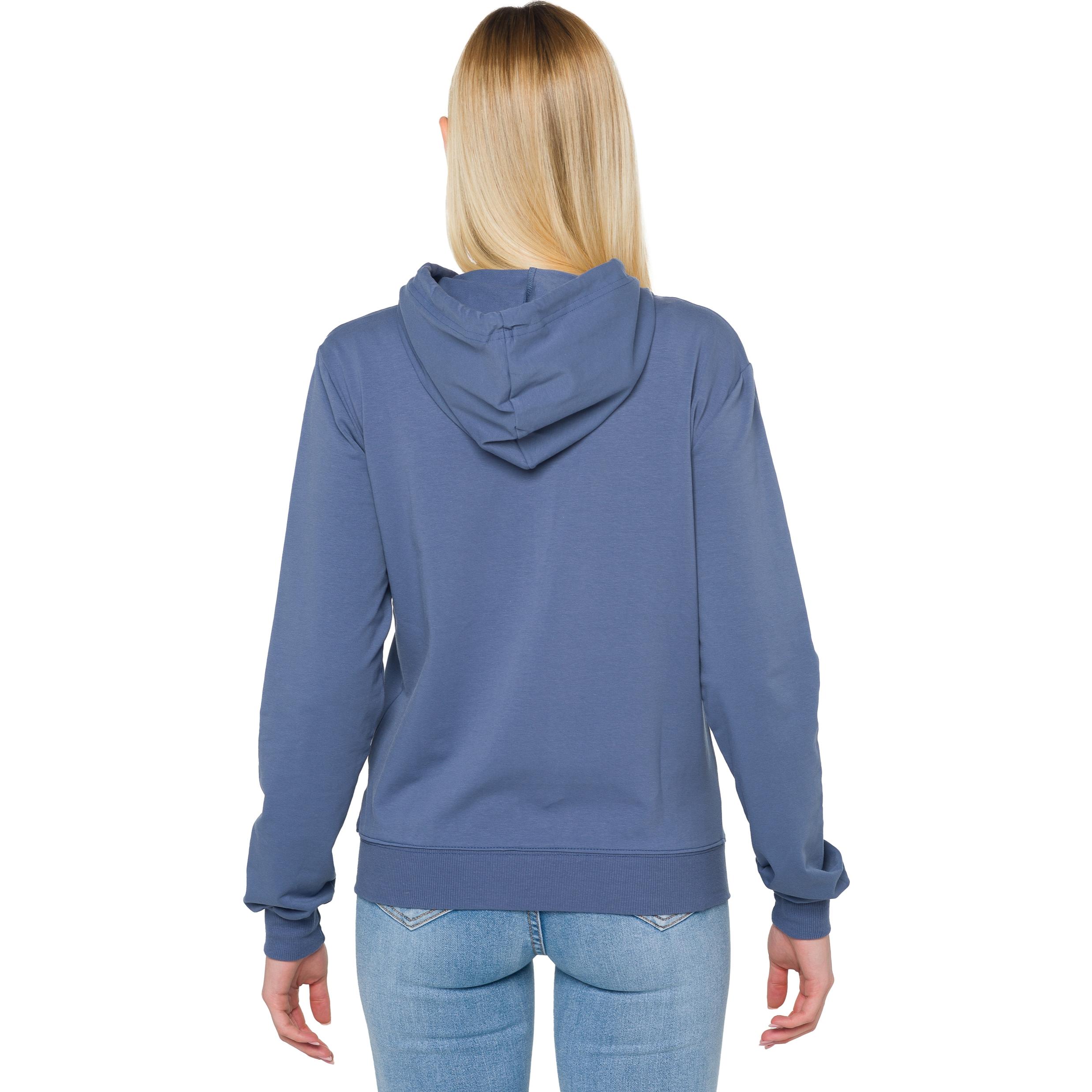 Felpa full zip Hot Buttered Nathalie blu