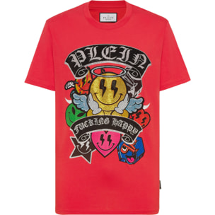 PHILIPP PLEIN T-Shirt Round Neck SMILE