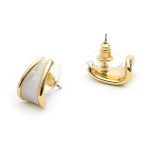 Pendientes Lilu acabado oro amarillo 18k