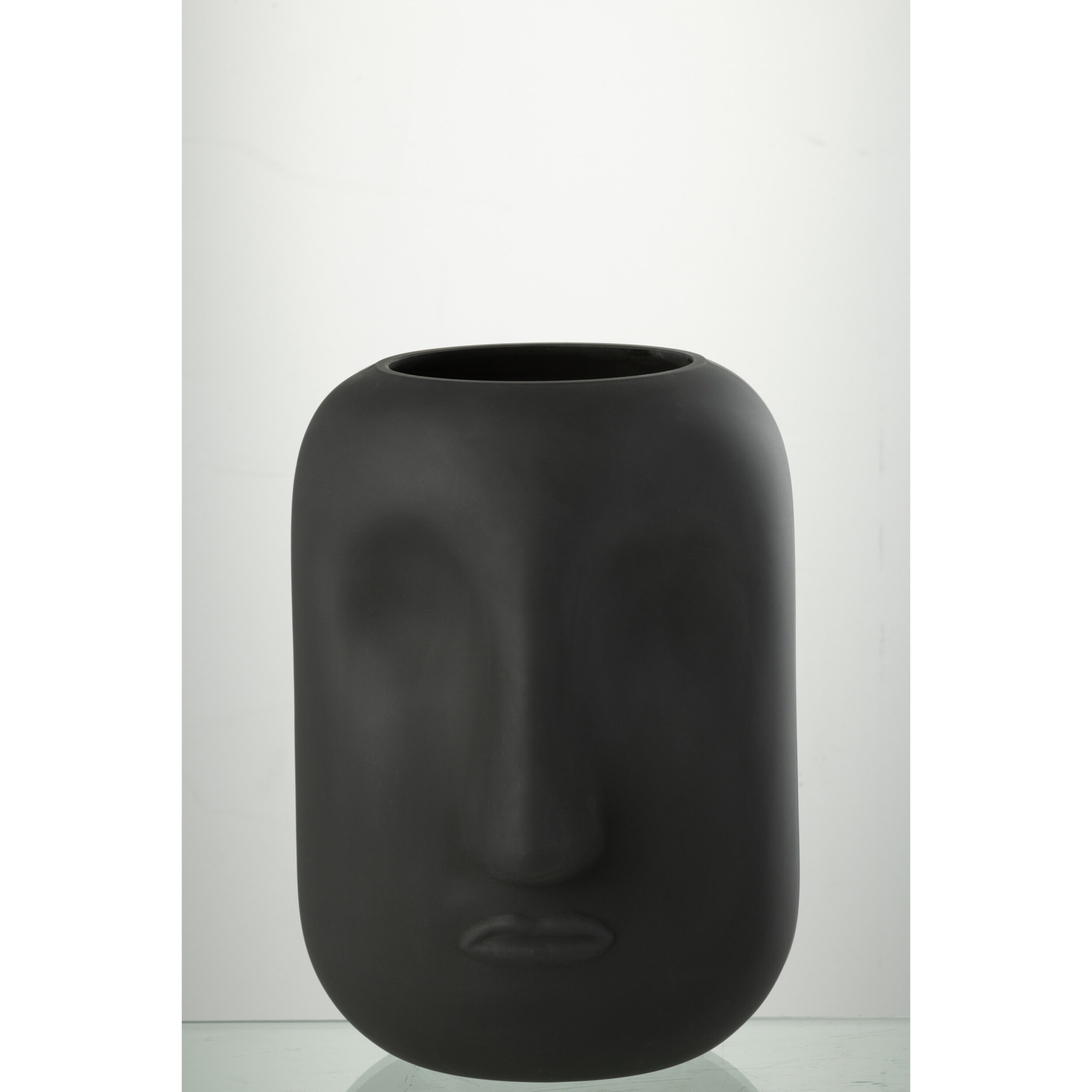 J-Line vase Noe - verre - noir - lare