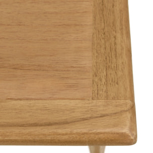 AMY - Console 110cm en bois de mindi pieds croisés