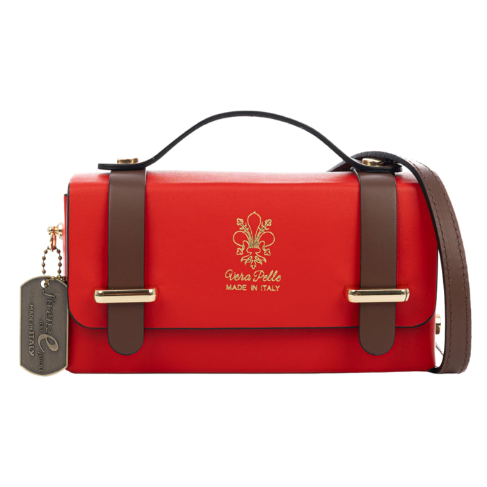 Bellante Bolso bandolera Mujer.Piel auténtica Ruga
