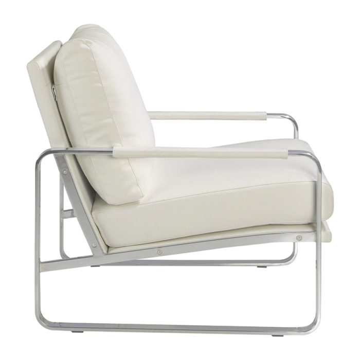 Sillón Angel Cerda de polipiel 67x100x89cm