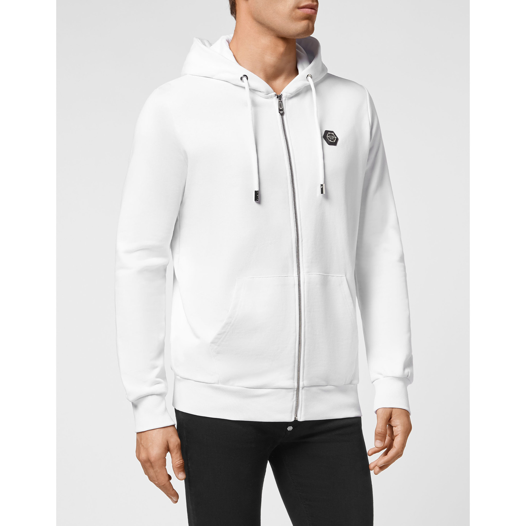 PHILIPP PLEIN Hooded Sweatjacket