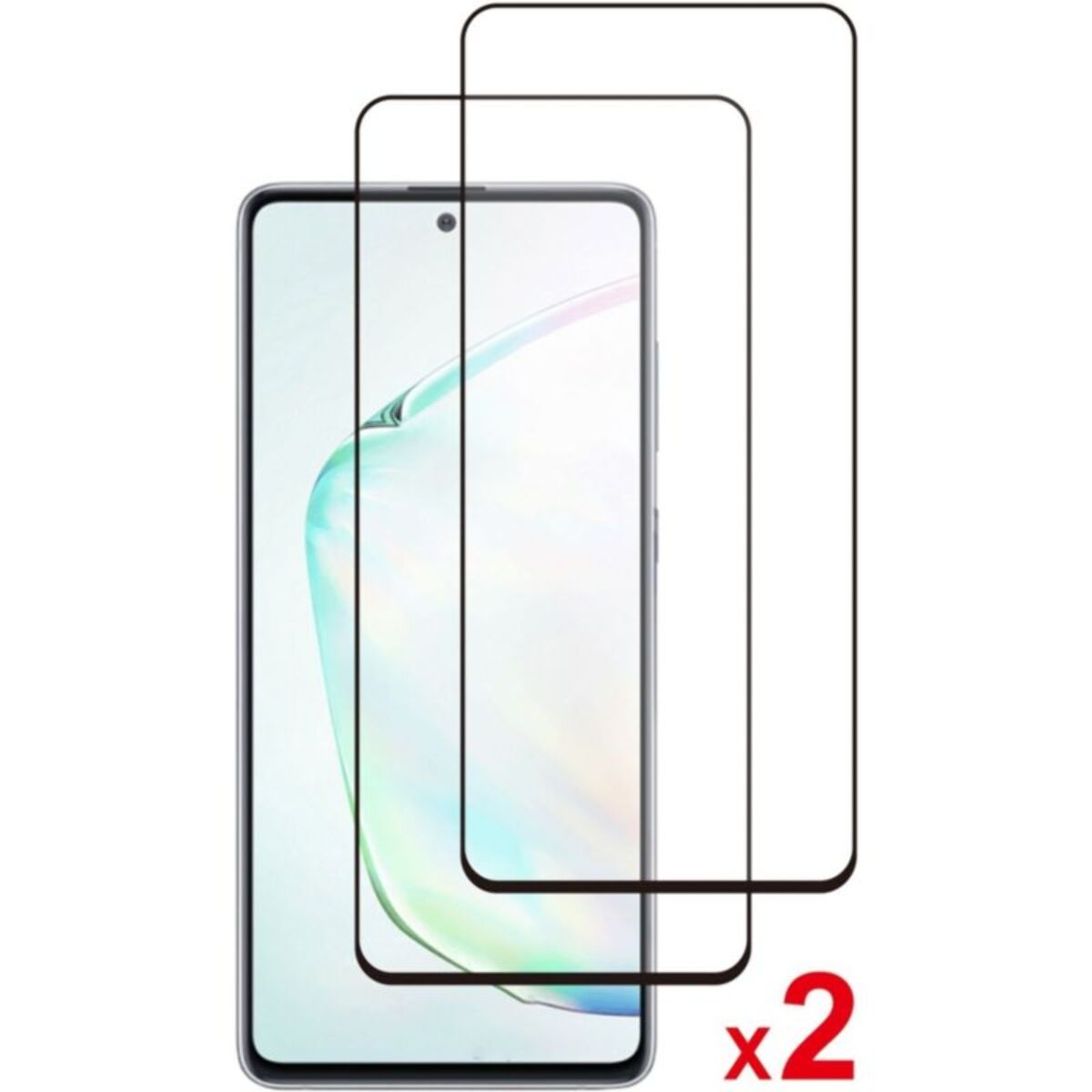 Protège écran ESSENTIELB Samsung Note 10 Lite Verre trempé x2