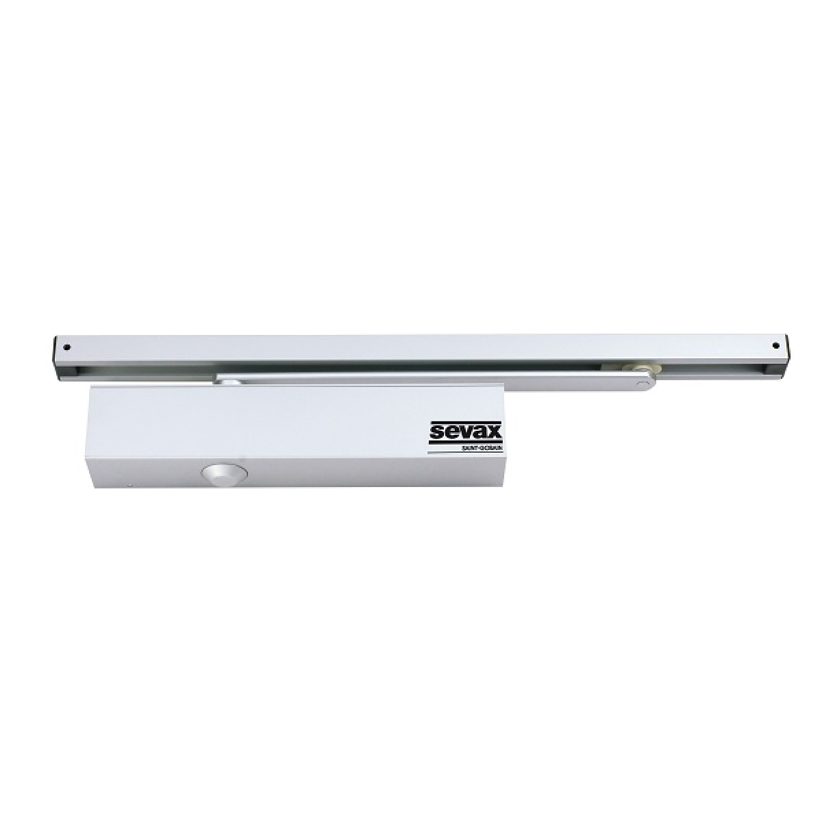 Ferme-porte pignon crémaillère - Bras à glissière F2 à 4 Blanc SEVAX - ESV7165B