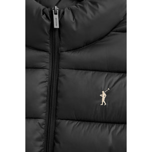 Giubbotto Salma Embroidery nero con logo Rigby Go
