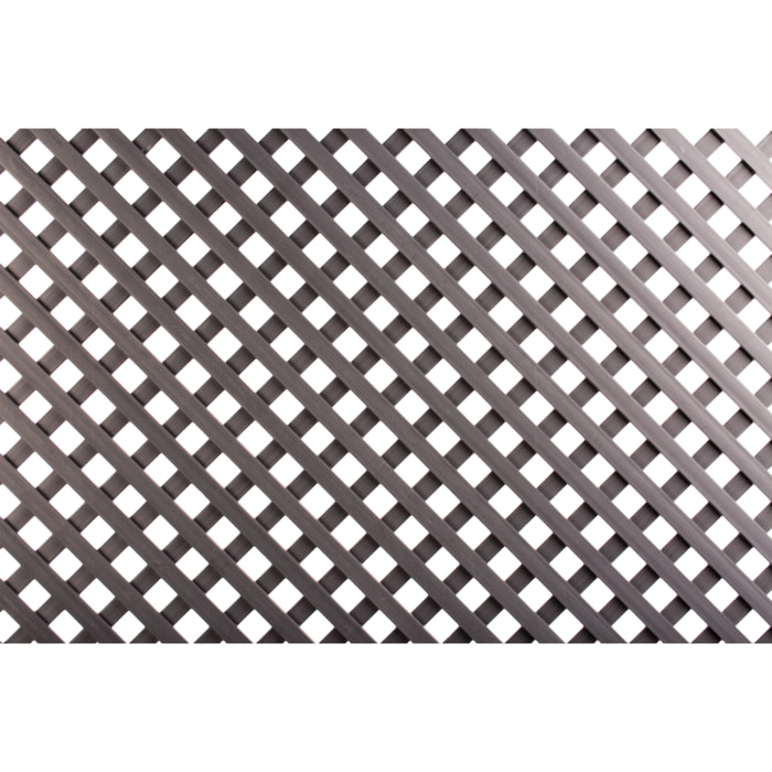 Celosía Fija Pvc Marrón 18 Mm