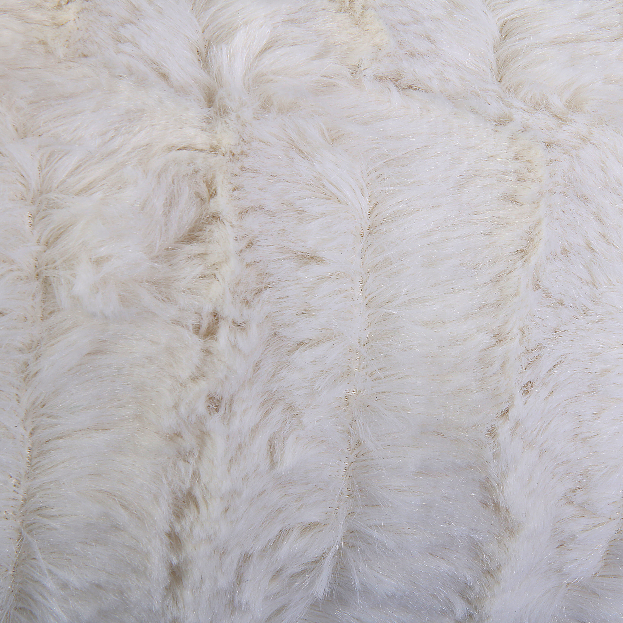 Plaid - HOME DECO FACTORY - Imitation Fourrure - Blanc