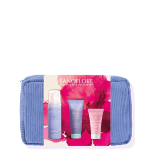 Hydra Ciana - Coffret Mousse Démaquillante 150ml + Gelée Exfoliante 75ml + Baume Rosa Fresca 15 ml