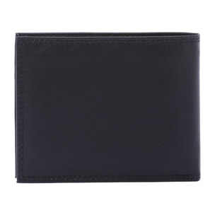 Portafoglio uomo in vera pelle - Modello False - Casual - 10.0 x 12.0 x 3.0 cm