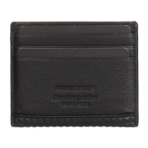 Porta carte uomo in vera pelle - Modello Solaro Chic - 7.8 x 9.7 x 0.3 cm