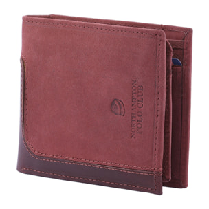 Portafoglio  da uomo In Vera pelle Made in Italy 10x12x3 cm