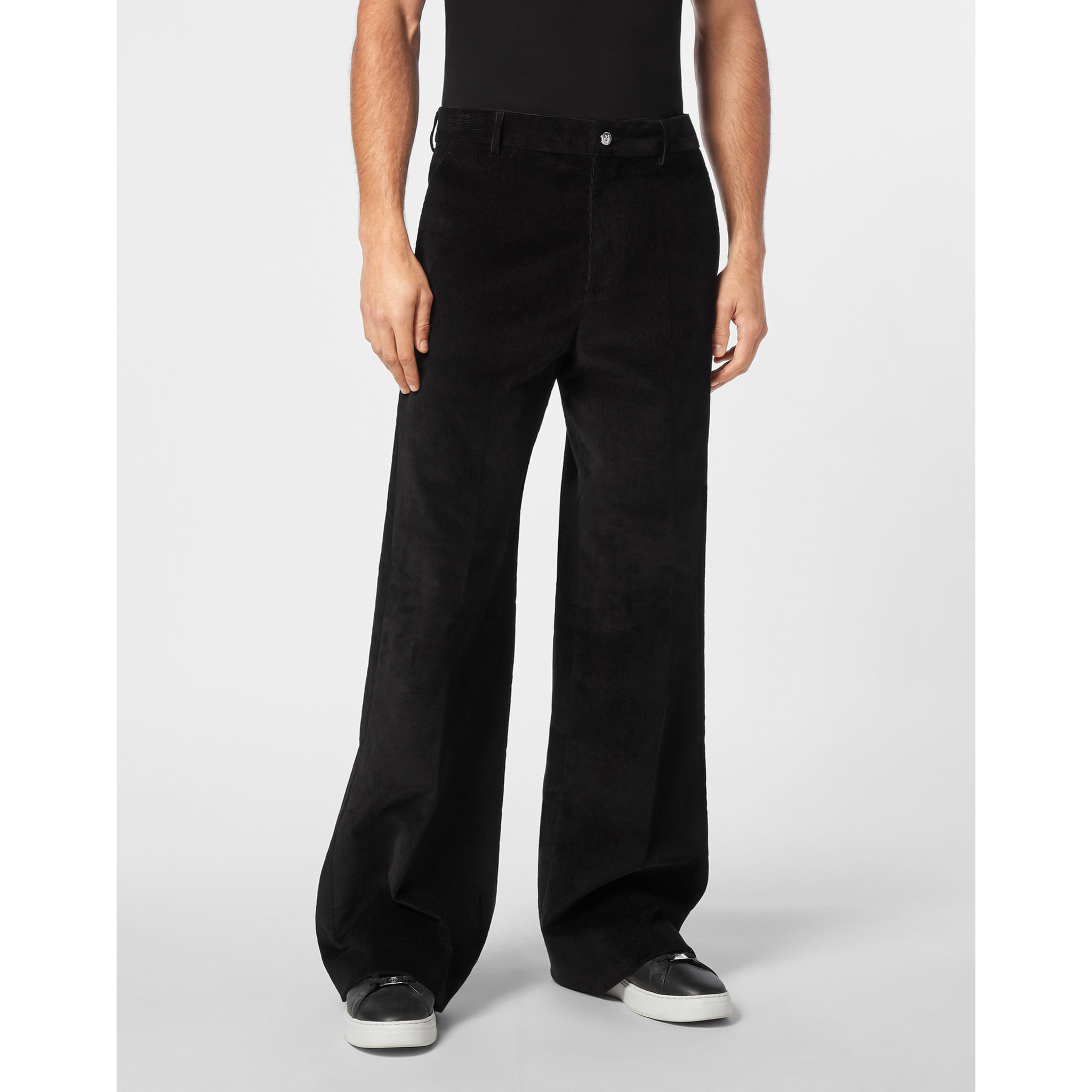PHILIPP PLEIN Pantaloni a gamba larga