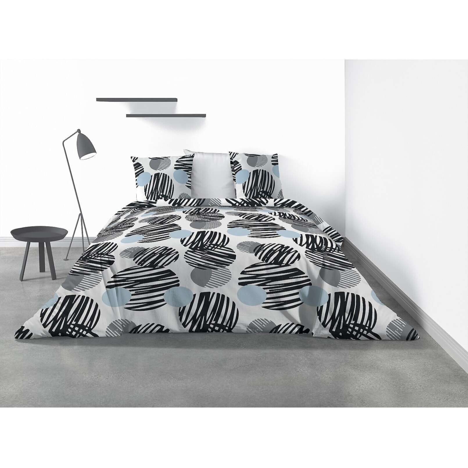 Parure Housse De Couette 3pcs 100% microfibre 60gsm Cerlus