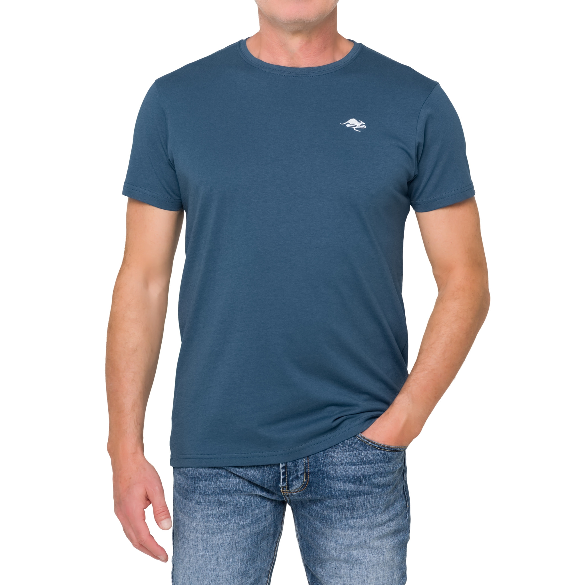 Camiseta de algodón 180 gr Hot Buttered Mistral azul índigo