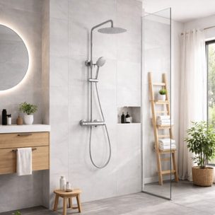 Colonne de douche thermostatique PAINI Jewel chromé