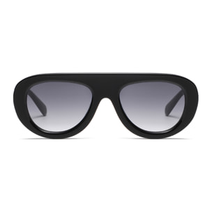 Gafas OCEAN modelo Cote des Basques en color Montura negra brillante con lentes de degradado ahumado