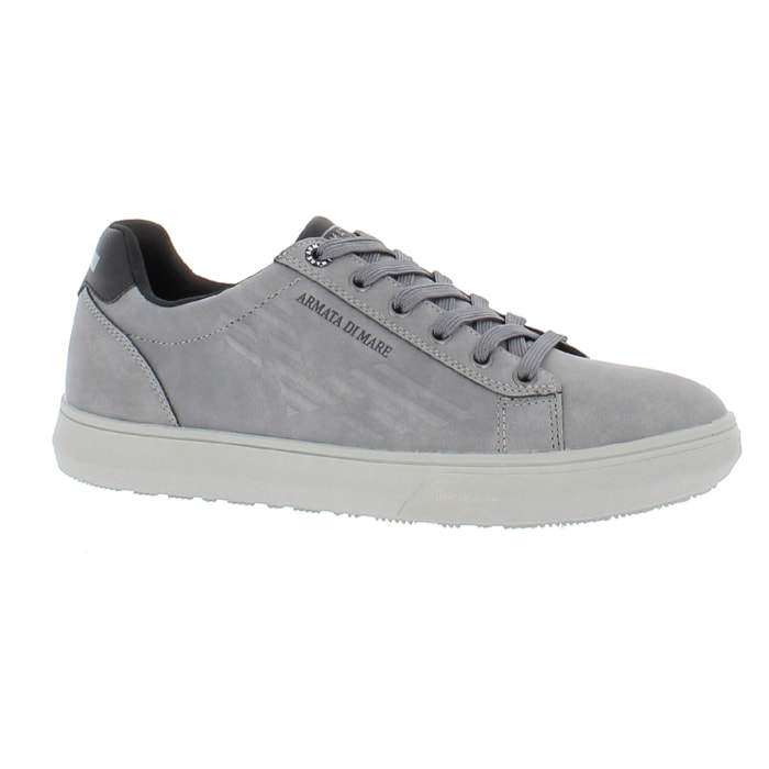 Armata di Mare Scarpe Uomo Court Sneakers Casual con Soletta Rimovibile in Memory Foam AMU W23M408 Grey