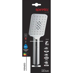 Pommeau de douche en ABS Yenzo Spirella