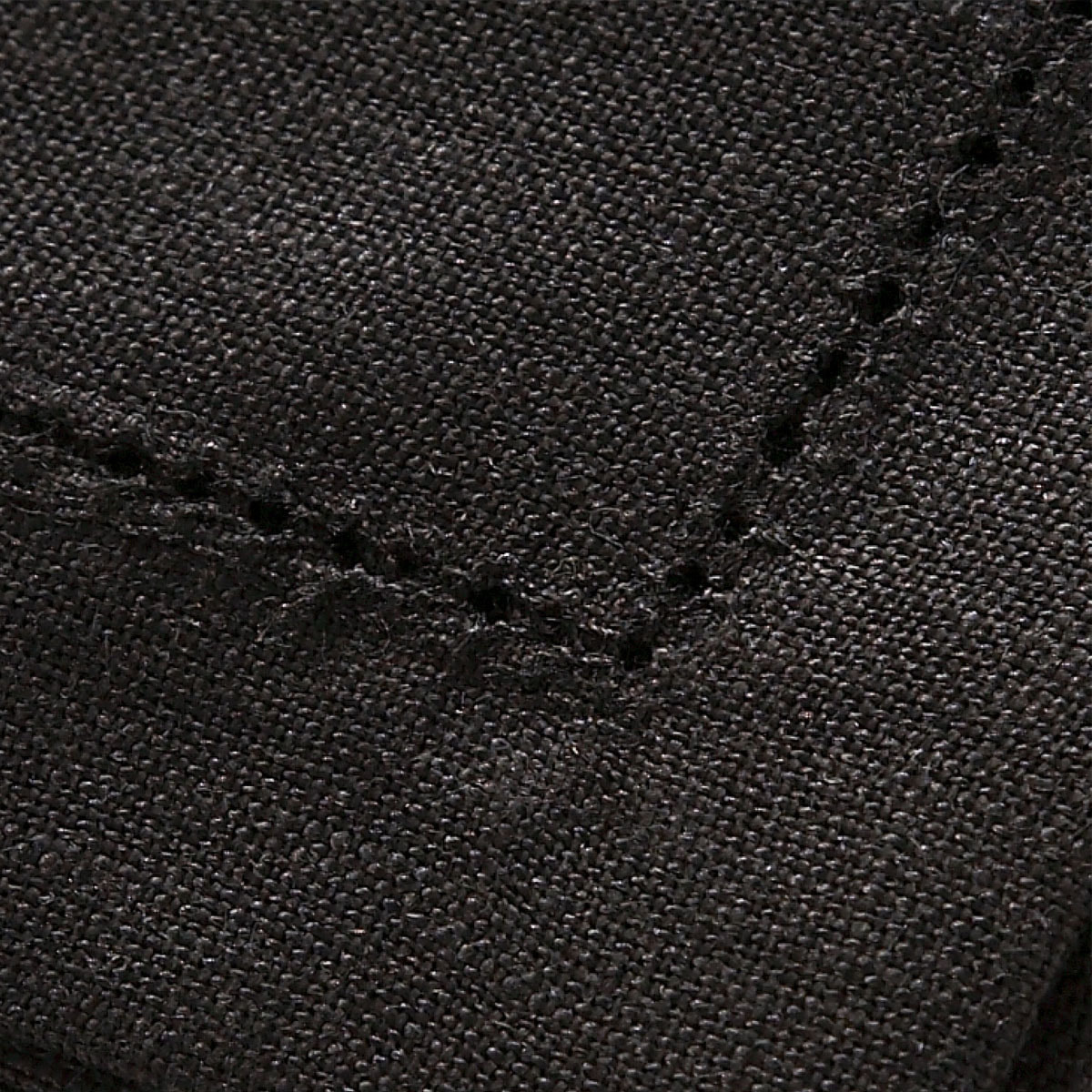 Serviette de table unie en lin, Made in France, FLORENCE , Noir