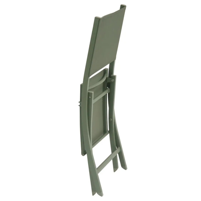 Lot de 4 Chaises de jardin Essentia pliable vert laurier