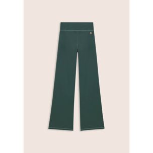 Leggings sportivi a zampa con vita alta e tasca interna