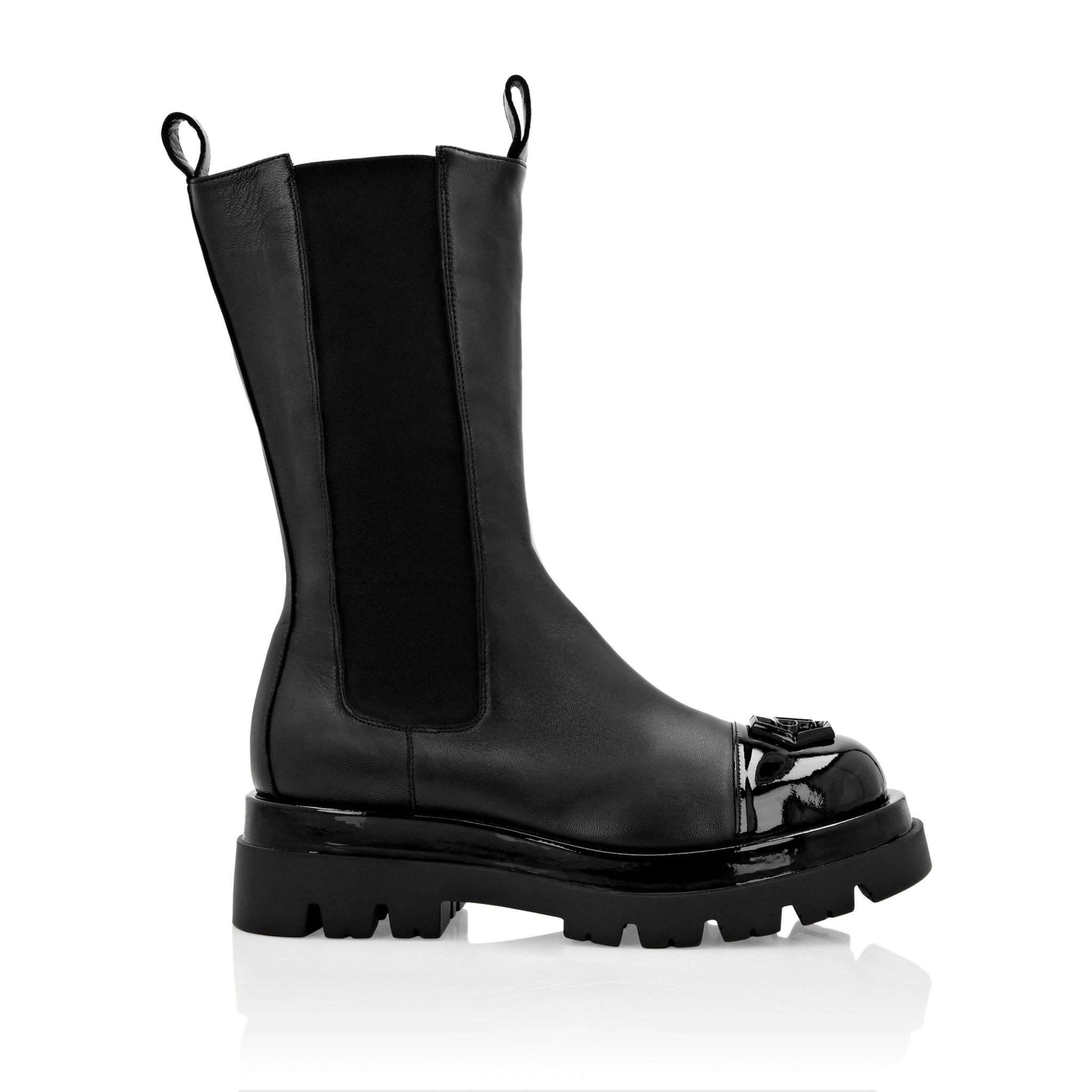 PHILIPP PLEIN Boots Mid Flat HEXAGON
