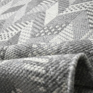 Tapis artisanal Lalu tissé à plat en laine