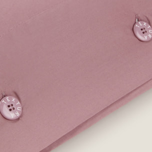Funda de almohada algodón percal Best color rosa oscuro 100% Algodón percal
