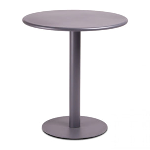 Mesa de exterior redonda Glot Antracita