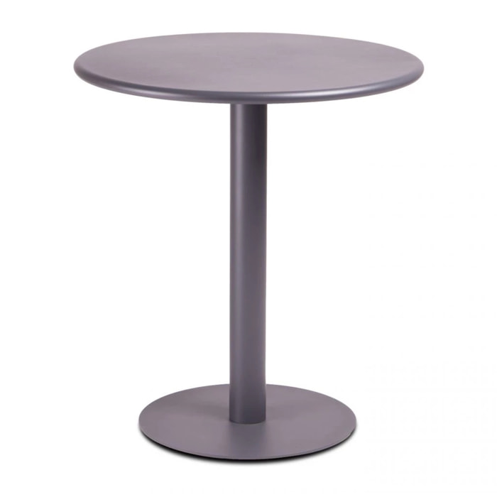 Mesa de exterior redonda Glot Antracita