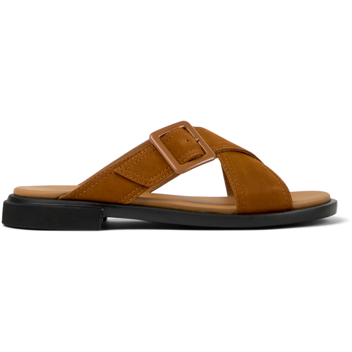 Sandalias - CAMPER Edy - Marron - Cuero Nubuck