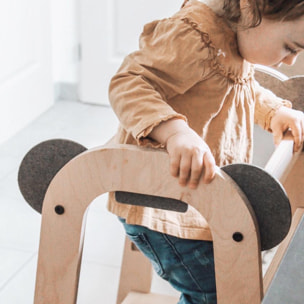 Torre de aprendizaje PANDA TOWER taburete para ayudante de cocina niño