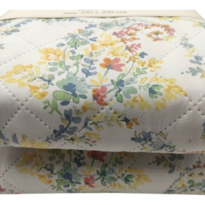 TESS HOME COLLECTION Trapuntino Matrimoniale Double Face in Microfibra Bouquet