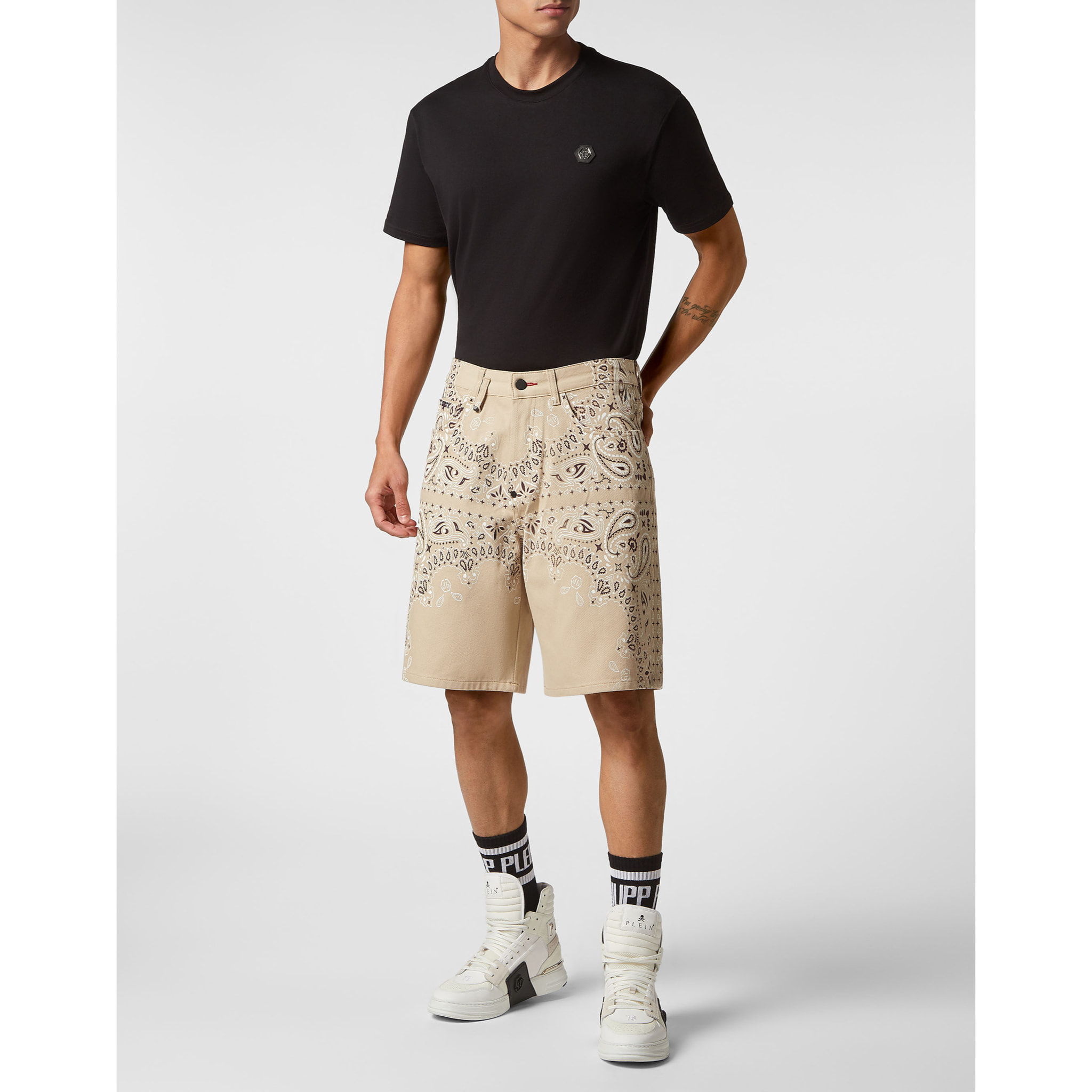 PHILIPP PLEIN Shorts PAISLEY