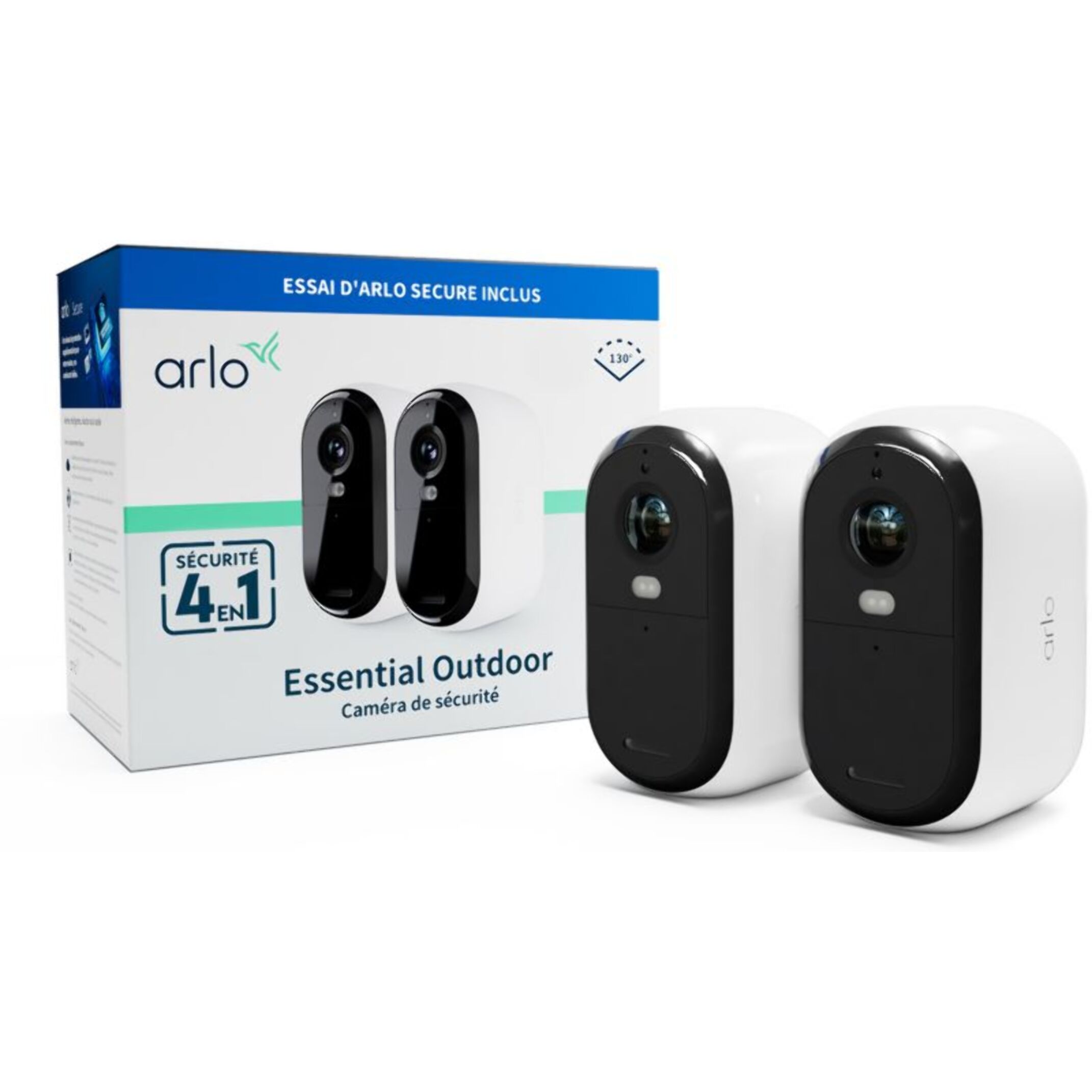 Caméra de surveillance ARLO 2 caméras extérieures Essential 2 HD
