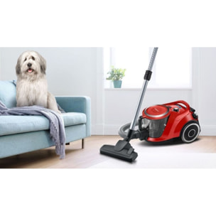 Aspirateur sans sac BOSCH Pro animal rouge BGS41PET1