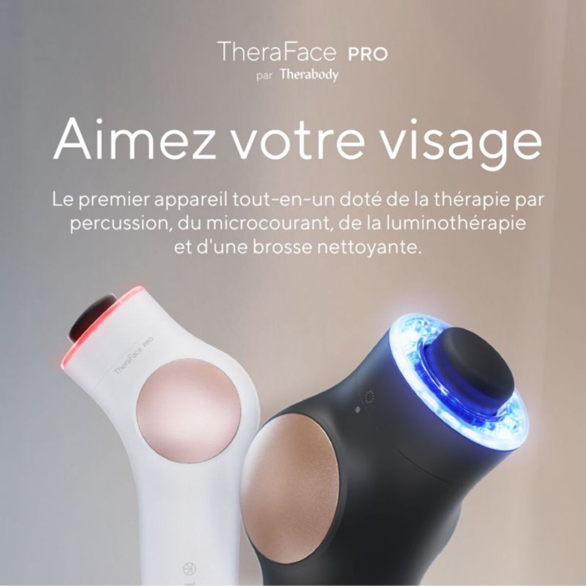 Pistolet de massage THERABODY Theraface Pro