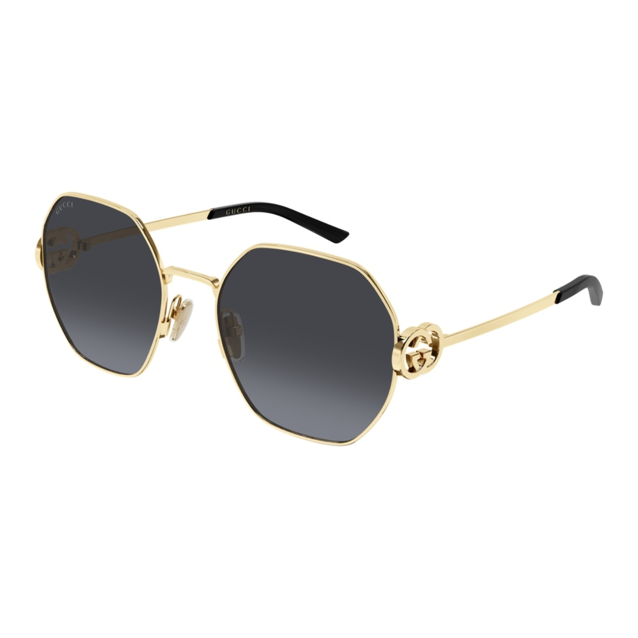 Gafas de Sol Gucci GG2046S-001 de Metal Mujer 58 mm