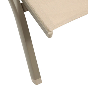 Transat Bonao beige lin/acajou