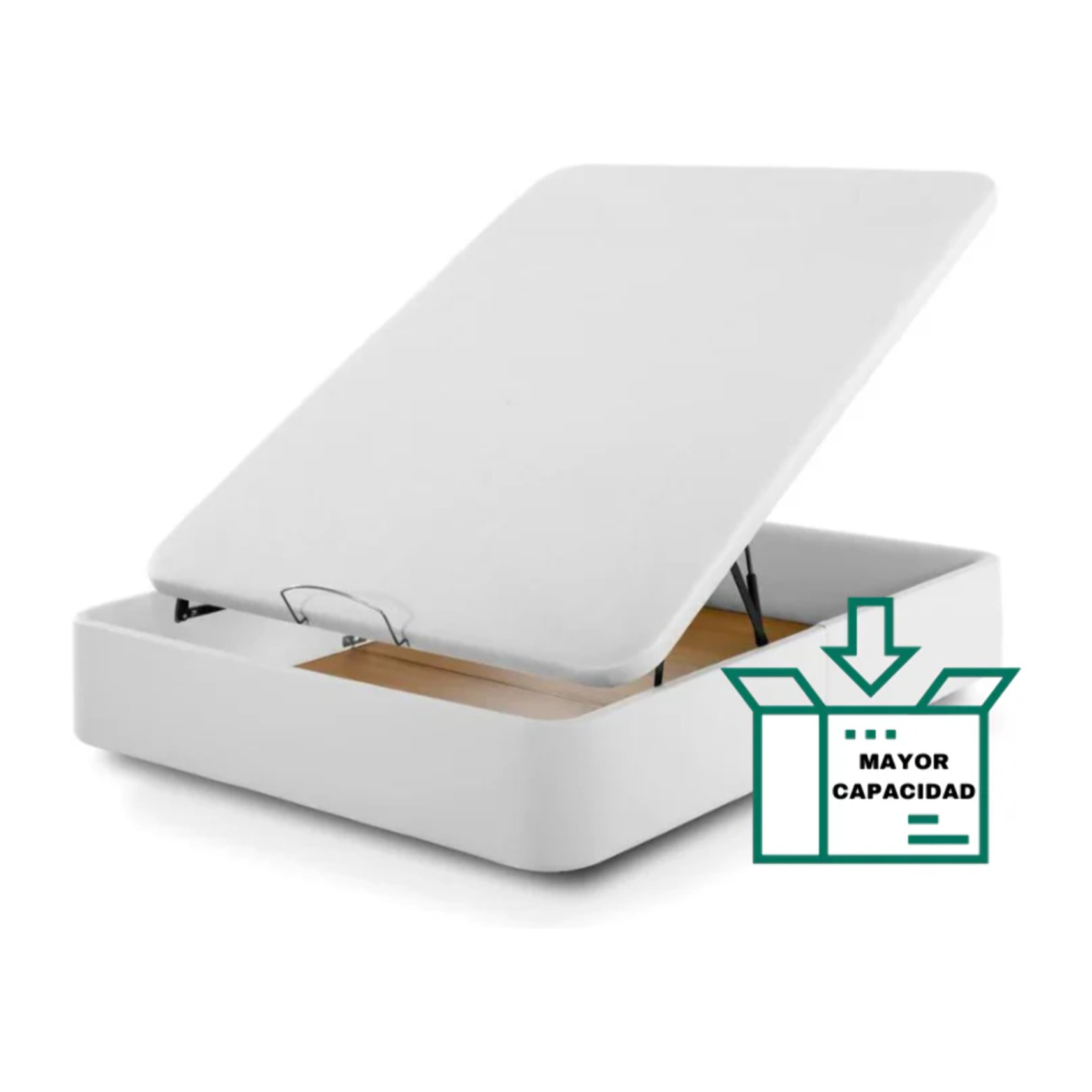 Canapé Polipiel Deluxe Blanco Altura 35 cm