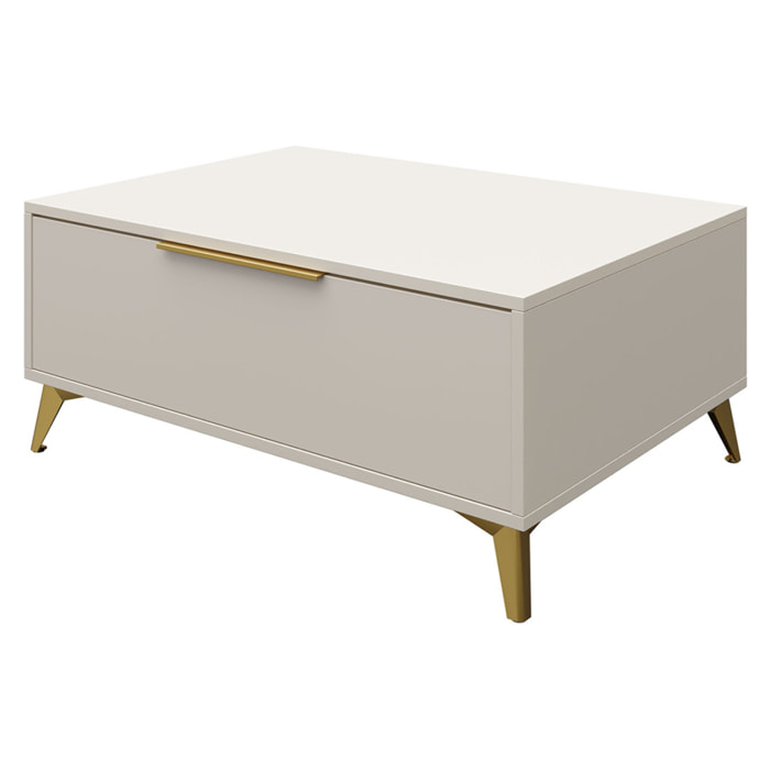 Boccioni - table basse - beige - 104 cm - Beige