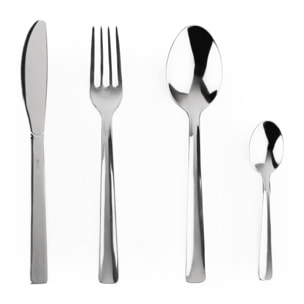 Servizio 24 posate Excelsa – Eco, Acciaio Argento