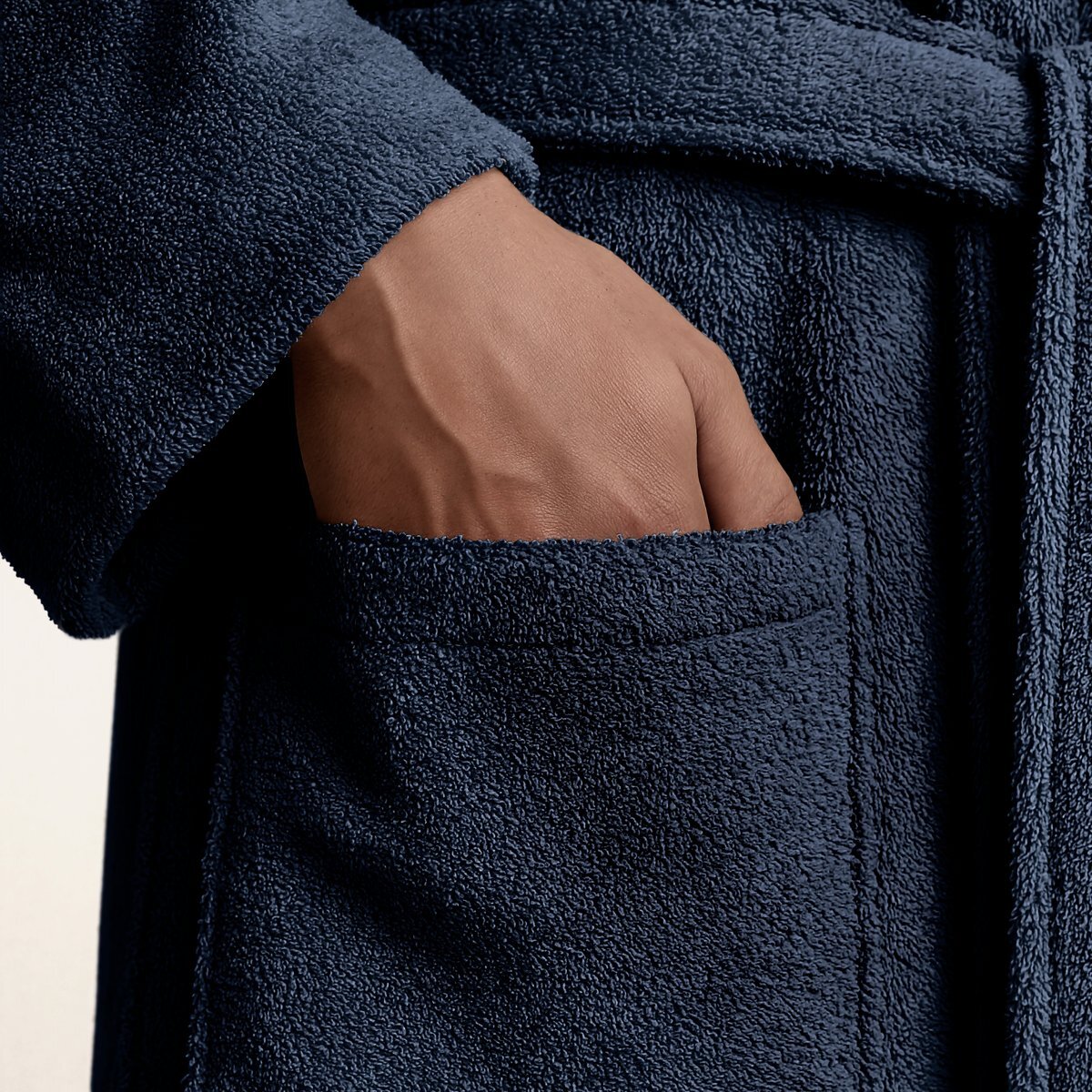 Albornoz - 100% algodón rizo peinado - 420 g/m2