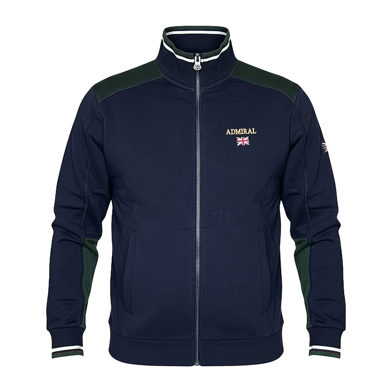 Tuta Uomo ADMIRAL Cotone Felpato Full Zip e Cappuccio