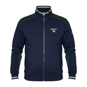 Tuta Uomo ADMIRAL Cotone Felpato Full Zip e Cappuccio