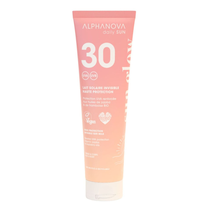 Sun Glow - Lait Solaire Invisible SPF 30